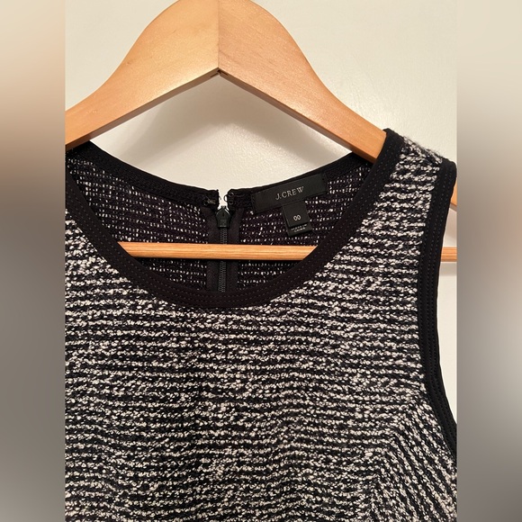 Jcrew 00 black and white boucle knit work skater dress - Picture 4 of 4